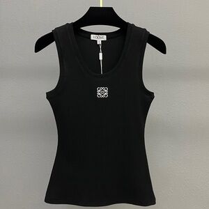Loewe Black Sleeveless Fitted Tank Top
